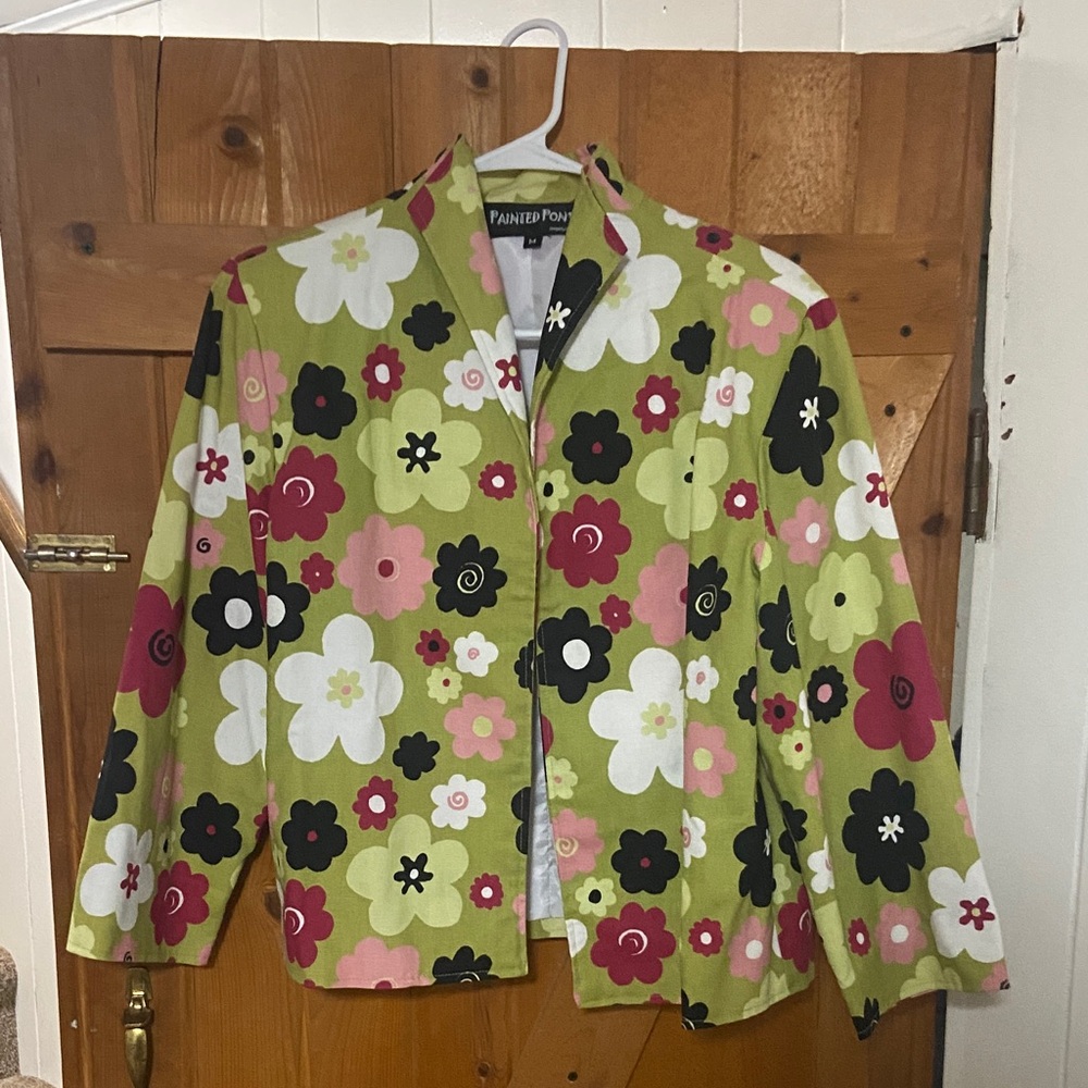 Painted Pony Floral Blazer - Multicolor